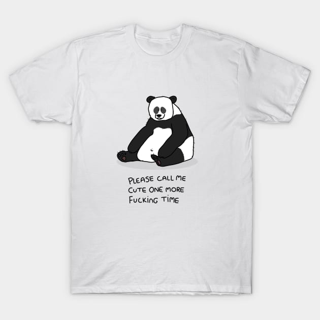 Grumpy Panda T-Shirt by grumpyanimals